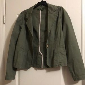 Green Jean Jacket